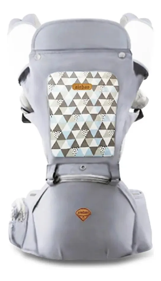 Sonarin Proteção Solar Hipseat Baby Carrier, Porta-bebê, respirável, multifuncional, bolsos de armazenamento, 100% garantido e gratuito, presente ideal (cinza)