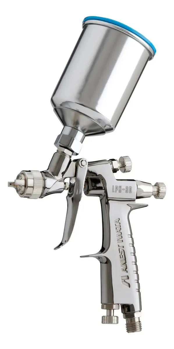 Pistola de Pintura Iwata LPH80-102G Aço Inoxidável