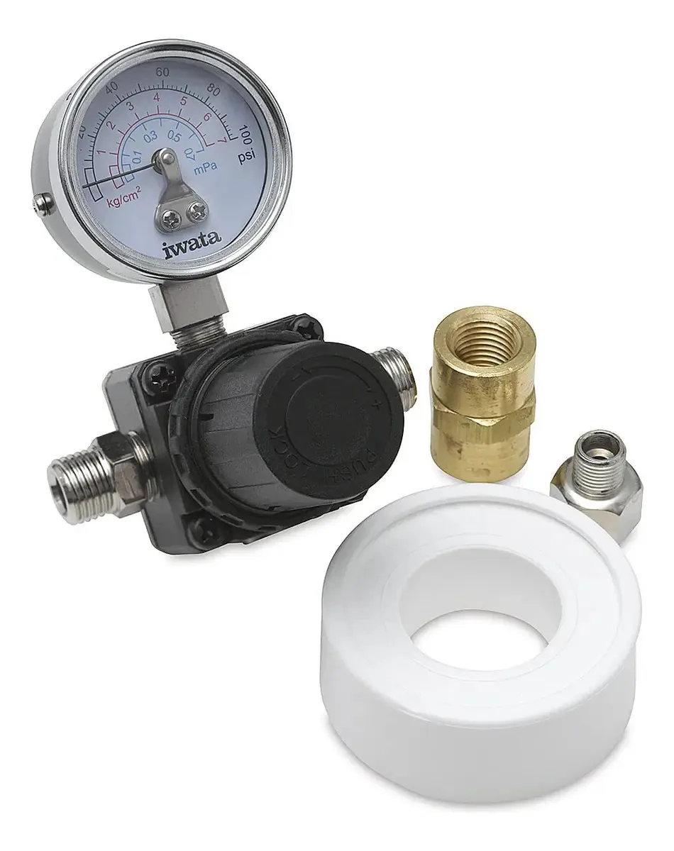 Regulador de escova pneumática Iwata Medea FA700dh
