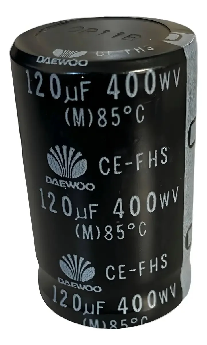 Capacitor Eletrolítico 120uf 400wv 85ºc Daewoo