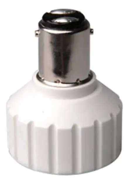 E-simpo 6 unidades Ba15d A E12/E14/E26/E27/MR16/G9 Adaptador de soquete de luz Ba15d Adaptador base Ce Rohs