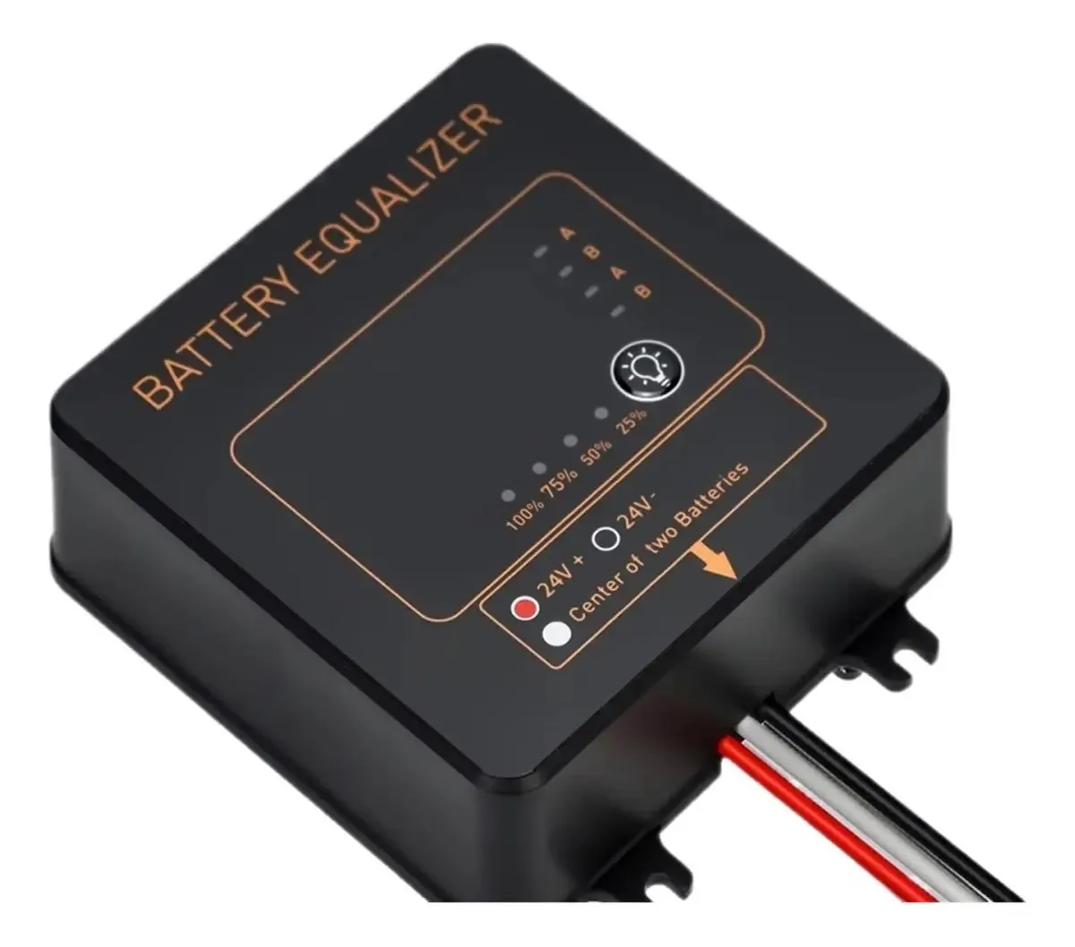 Equalizador de Bateria de 24v e 48v, Balanceador de Tensão Solar para Sistema de Bateria, Controlador de Carga Conectado em Paralelo ( Size : 24v )