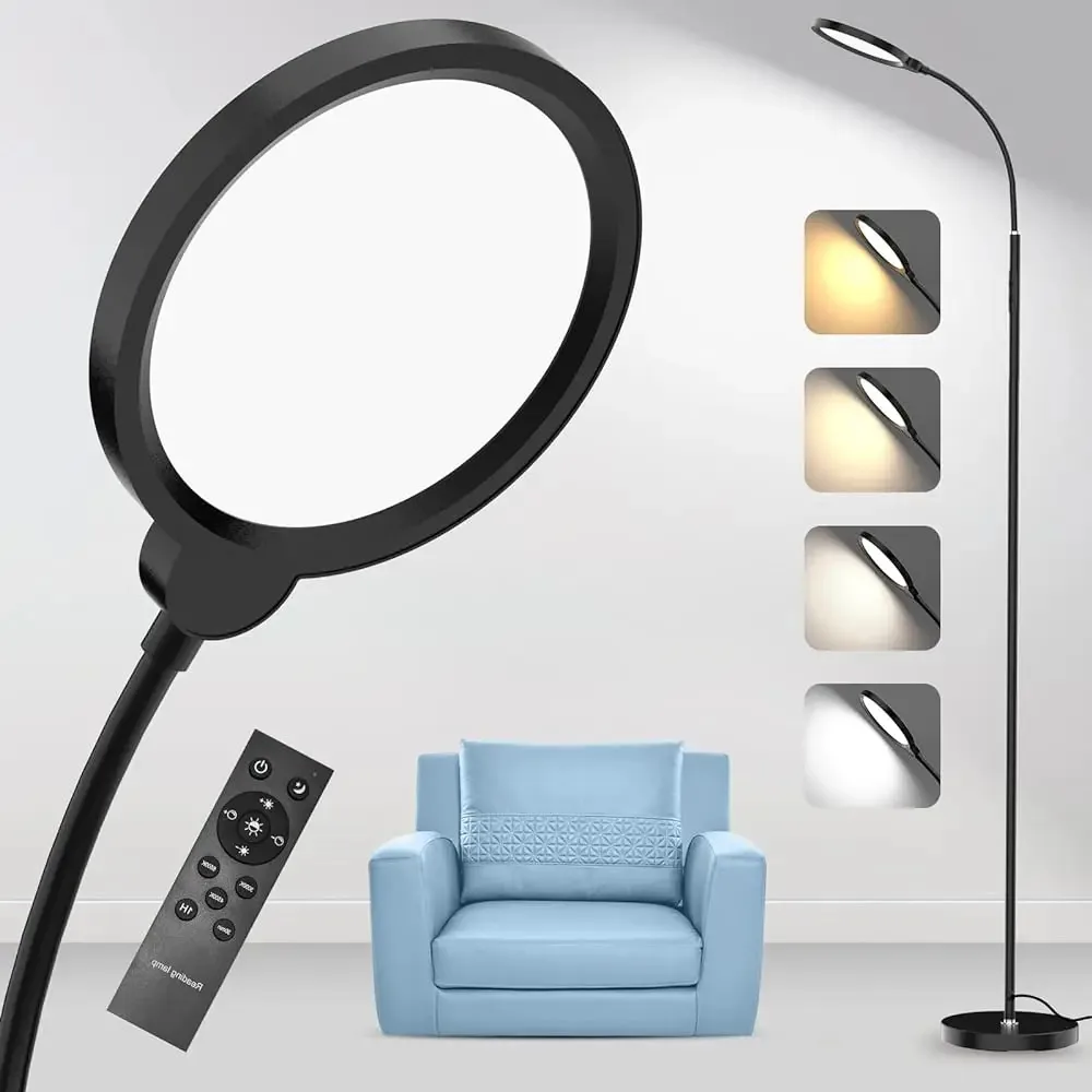 Luminária de chão Airand Led, luminária de chão brilhante para escritório