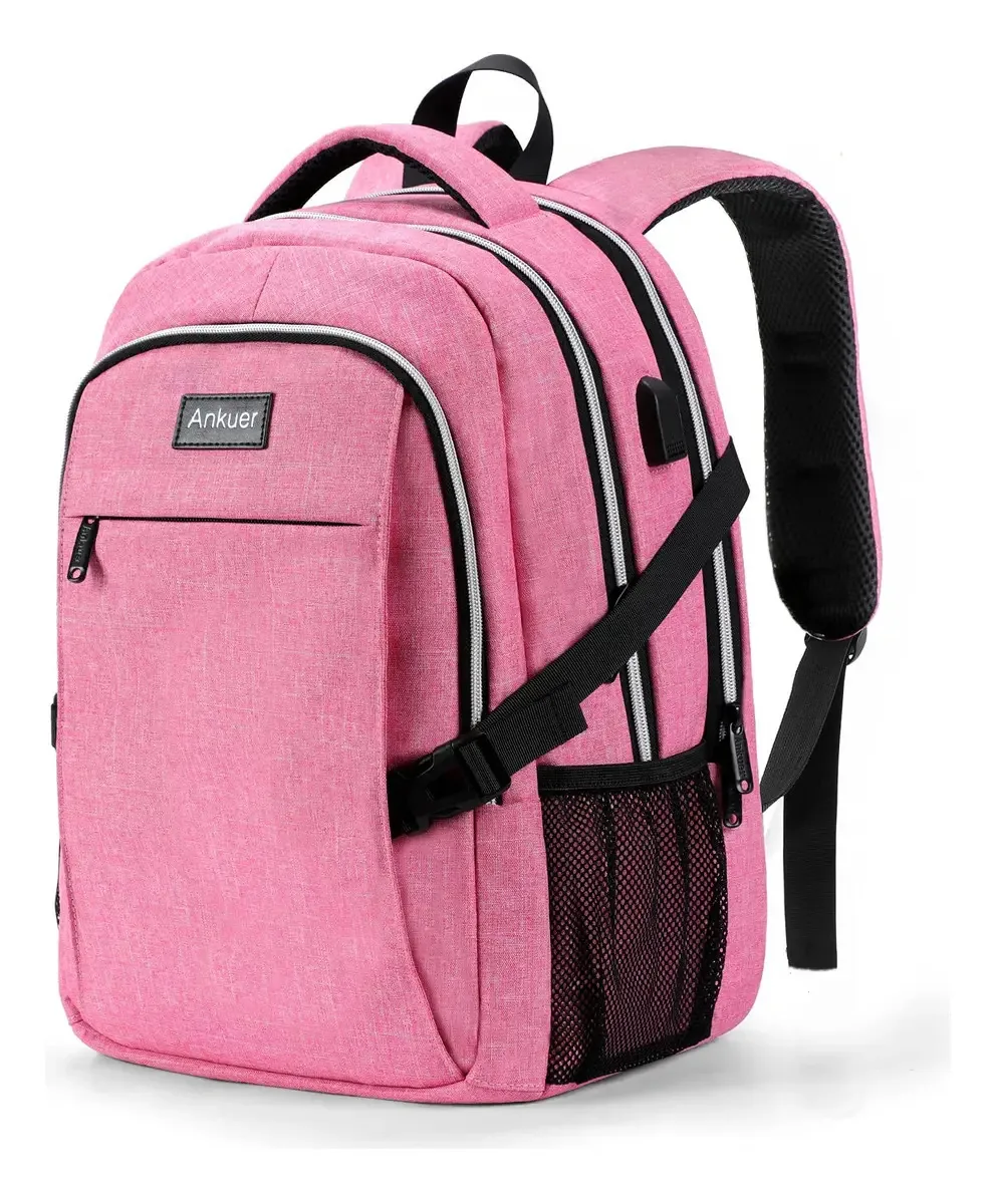 Mochilas femininas para laptop Ankuer, mochilas de estudo
