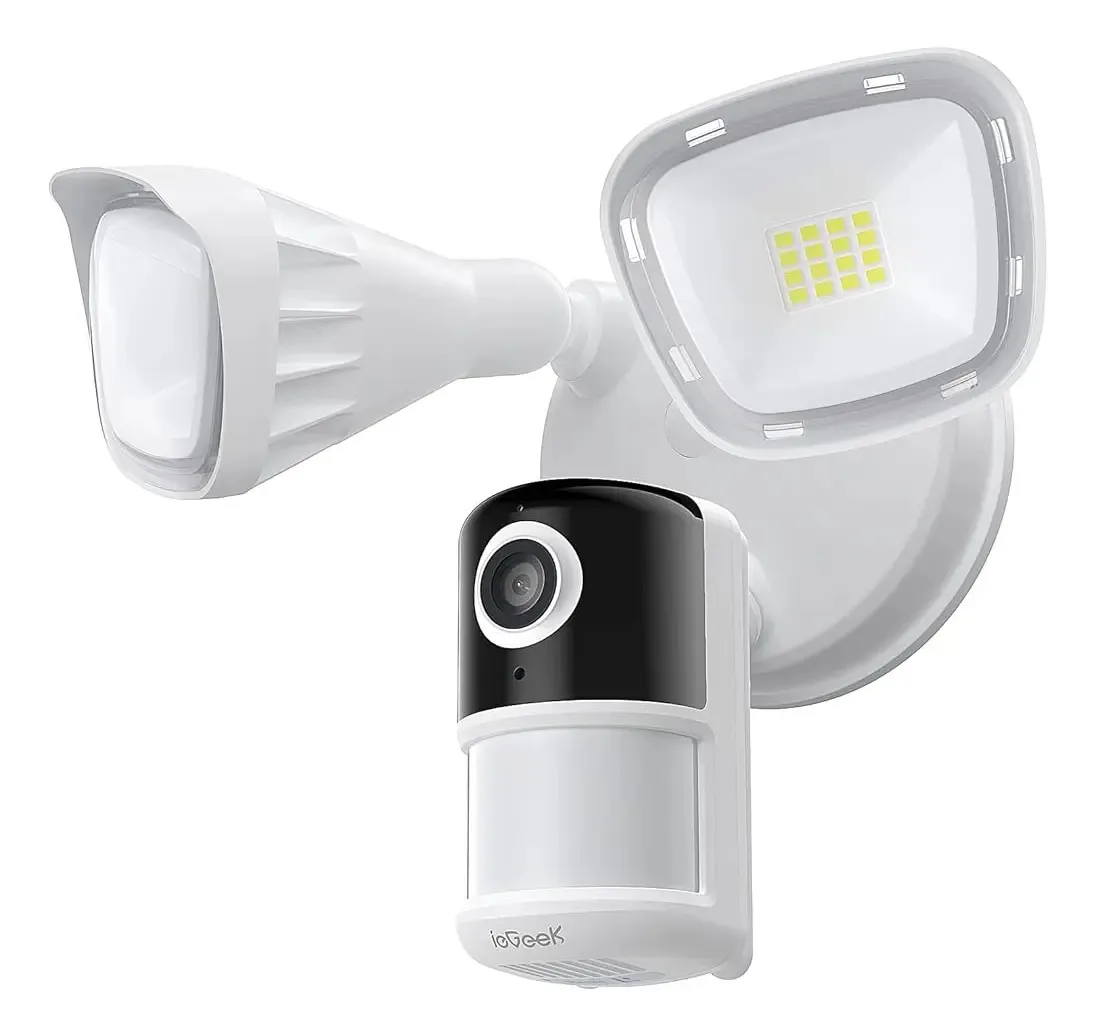 Câmera de iluminação Iegeek, câmera de segurança para a casa