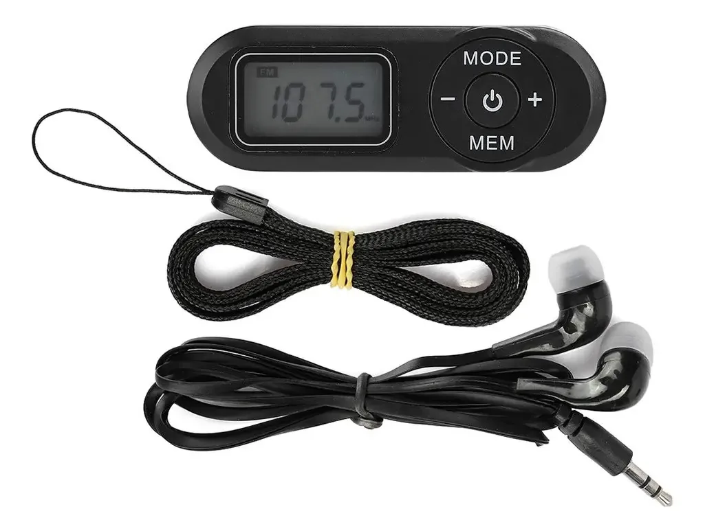 Weiyiroty Mini Rádio FM, Mini Rádio para Ouvir Rádio e Reproduzir Música