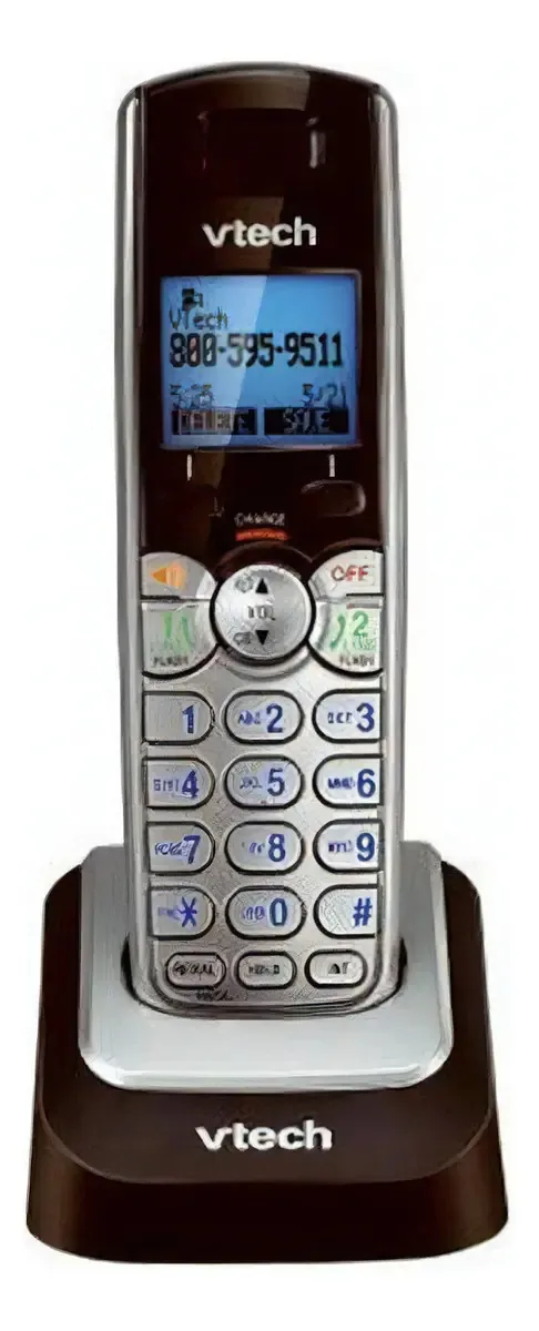 Telefone Sem Fio VTech DS6101 Prateado/Preto Com Identificação de Chamadas
