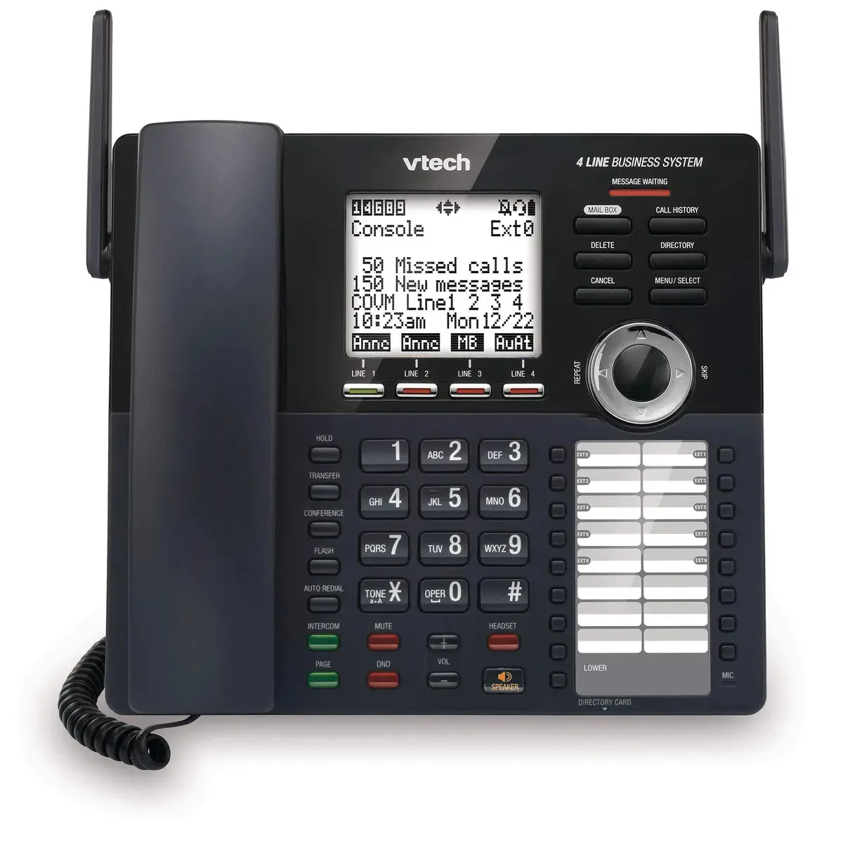 VTech Telefone 4 Linhas Preto