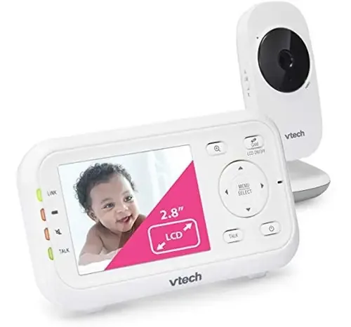 Baba Eletronica De Video Vtech Com Alcance De 300m, Visao No White