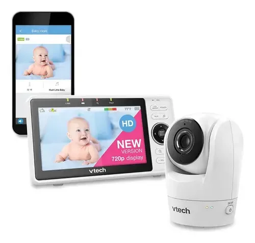 Baba Eletronica Vtech Vm901 Tela Hd Visao Noturna App Celula