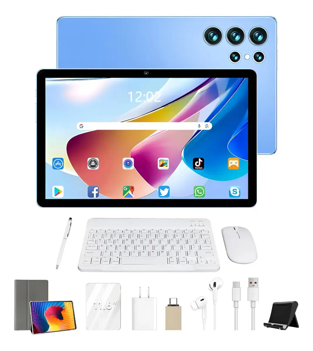 Tablet Deiaao S10-a 11.6 512gb 12gb Ram 4G Android13 tablets cor azul