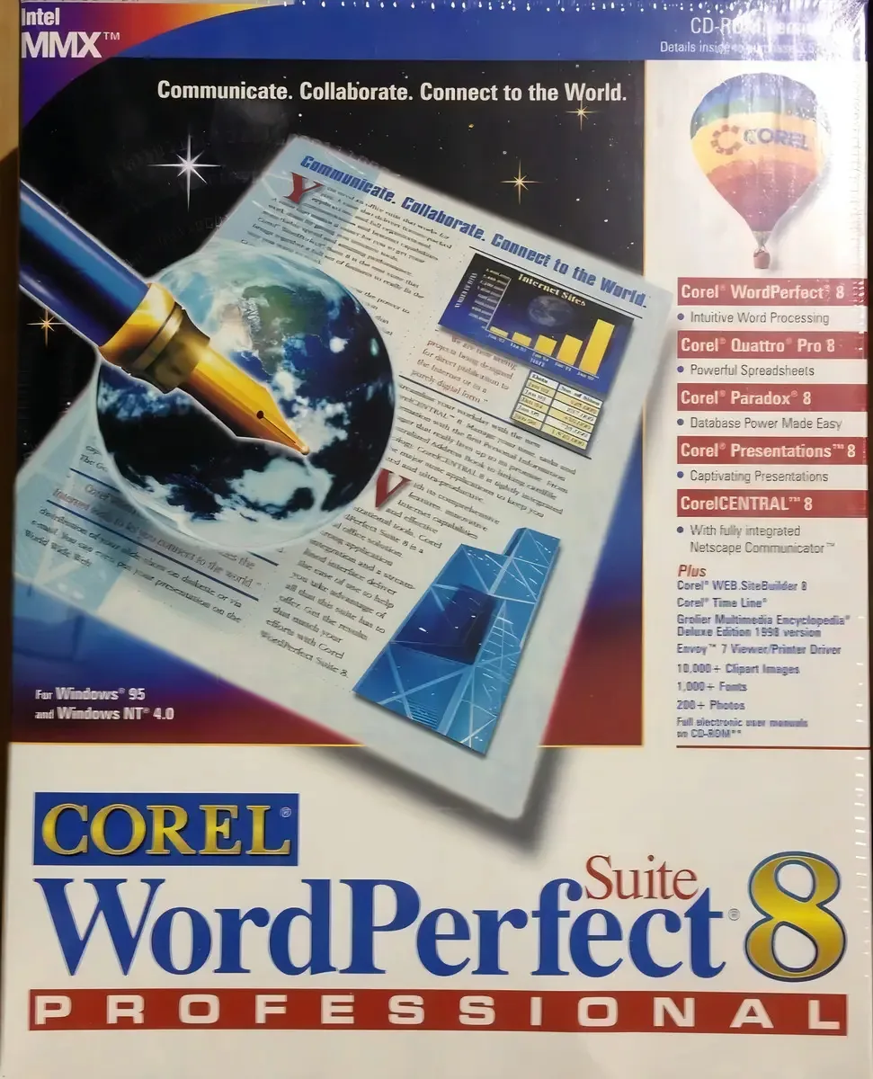 Corel Wordperfect Suite 8 Profissional