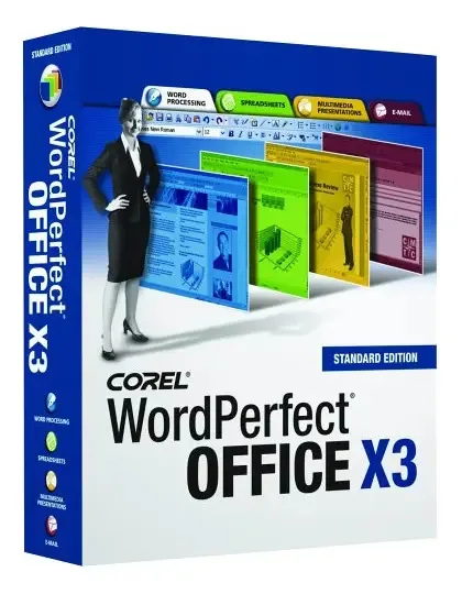 Corel Wordperfect Office X3 Standart Upgrade - Software de Licenças e Atualizações (575 Mb, 128 Mb, Eng)