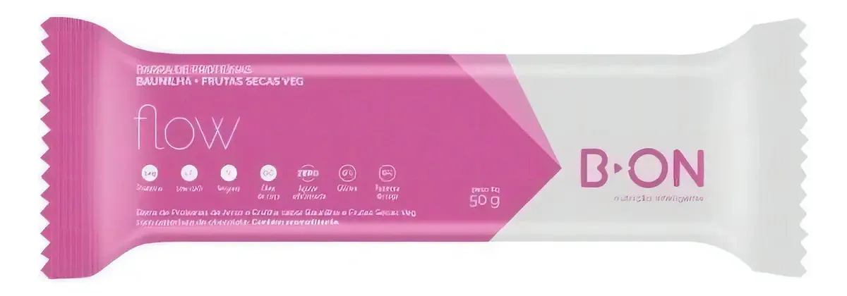 Barra Proteica Vegana Baunilha E Frutas Secas
