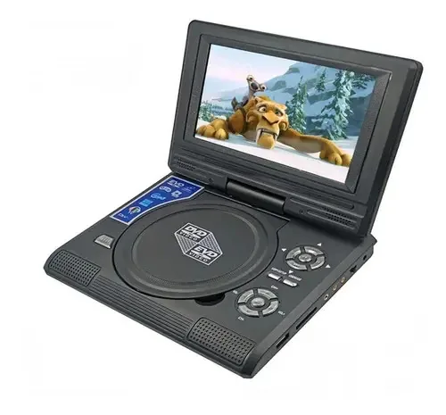 Dvd Portátil Evd Com Leitor De Tv Player 7.8 Usb Game
