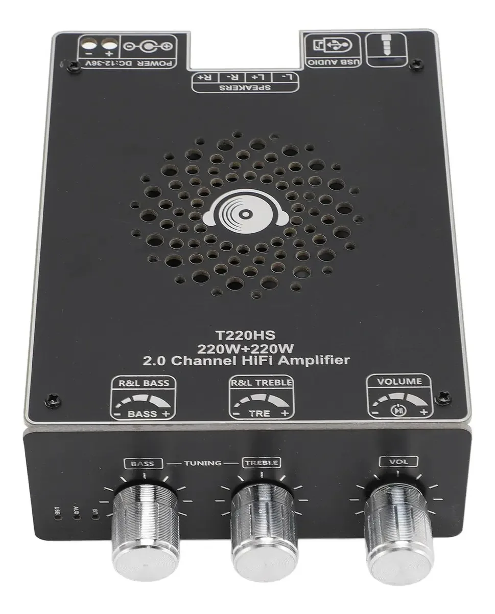 Amplificador de áudio Gernie T220hs com chip de placa amplificadora de potência de 1236v para Tpa3251, amplificadores