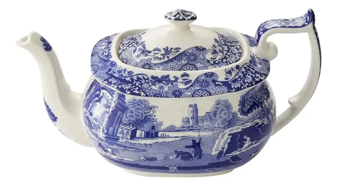 Bule Spode Blue Italian | 40oz | Louça | Inglaterra