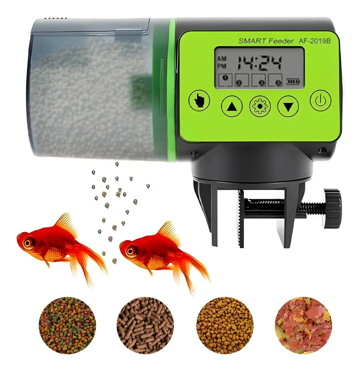 Alimentador automático para aquários Cuszlta Automatic Fish Feeder baterias