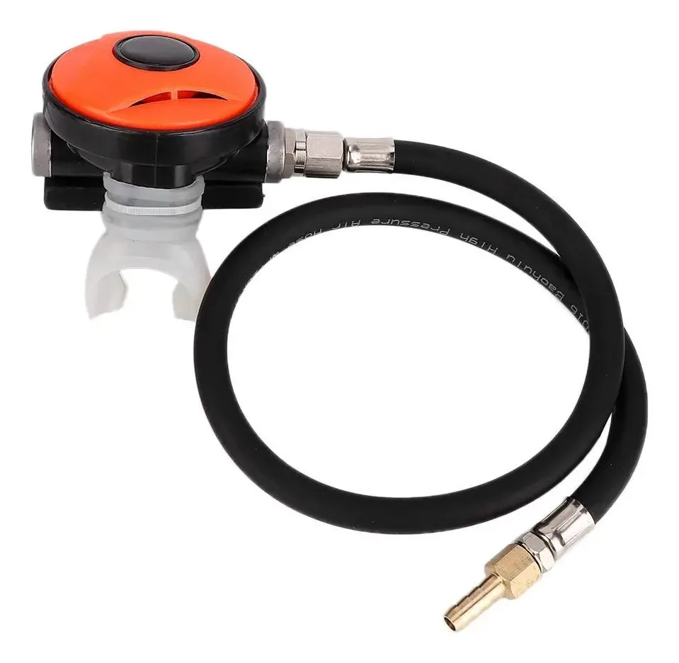 Regulador de mergulho Soluptanisu, regulador de snorkel de mergulho Explorer Regulador de mergulho compacto de segundo estágio com acessório de bico para equipamento de mergulho