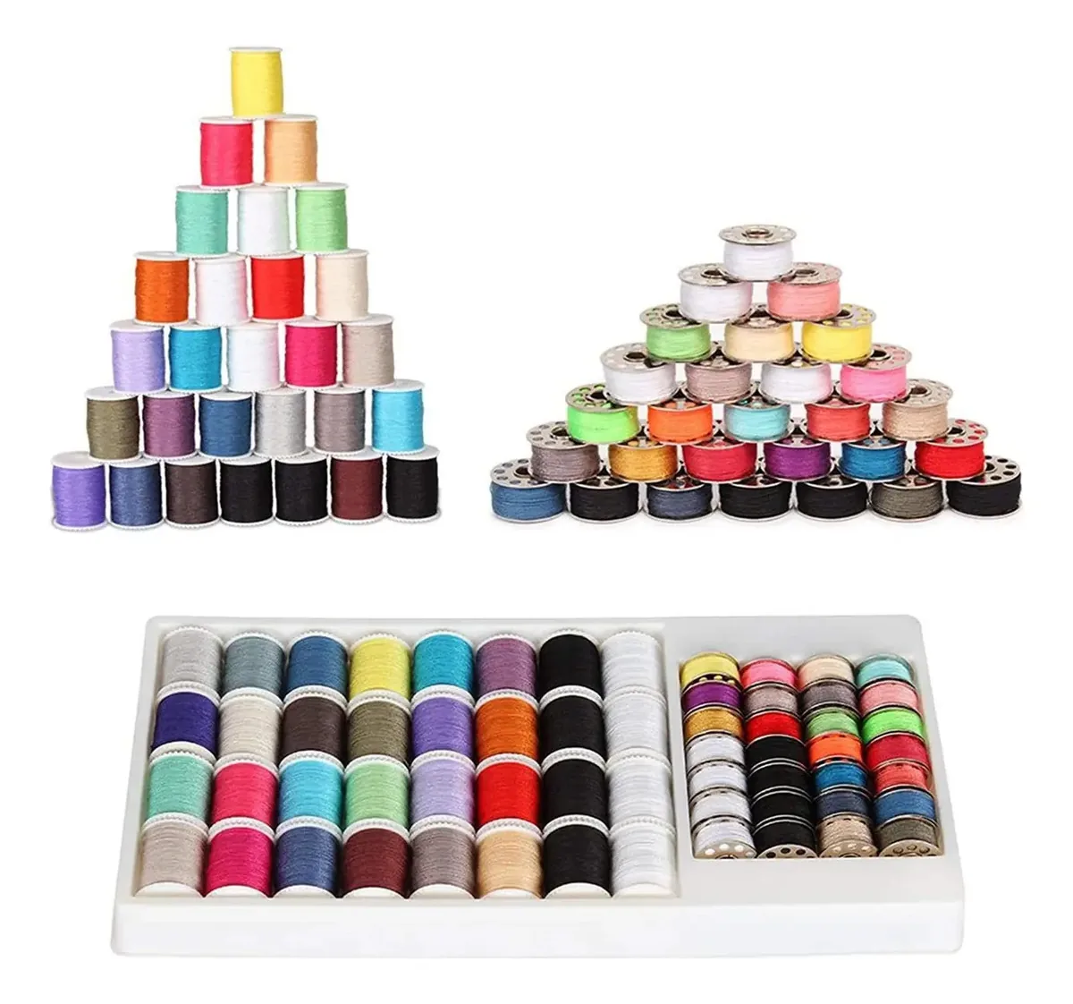Mini bobinas e bobinas de linha de costura Nex para máquina D