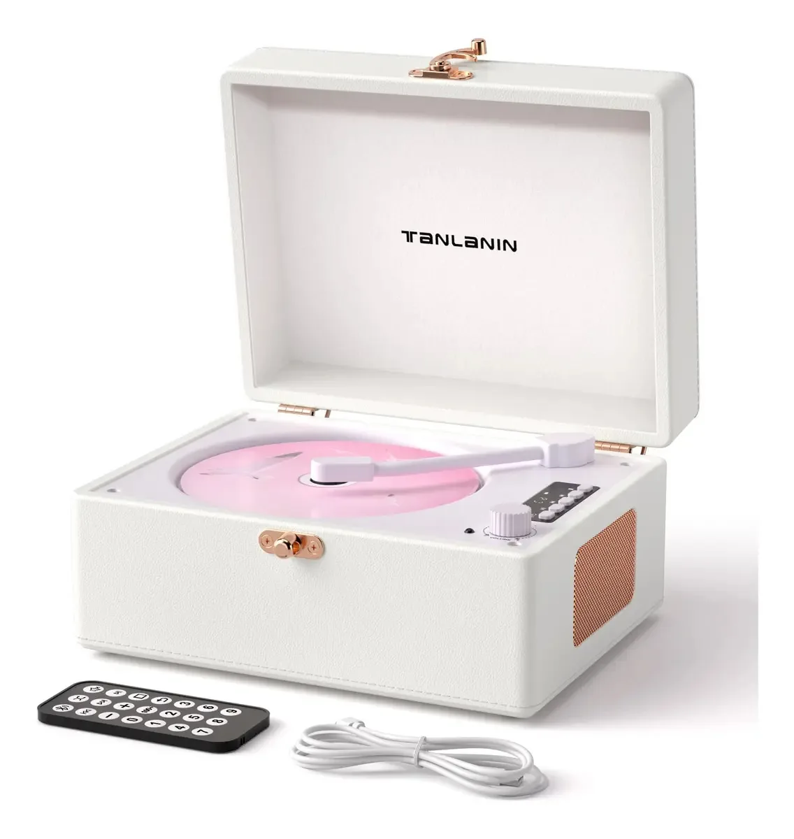 Tanlanin Reprodutor de CD/DVD Cor Preta 220V