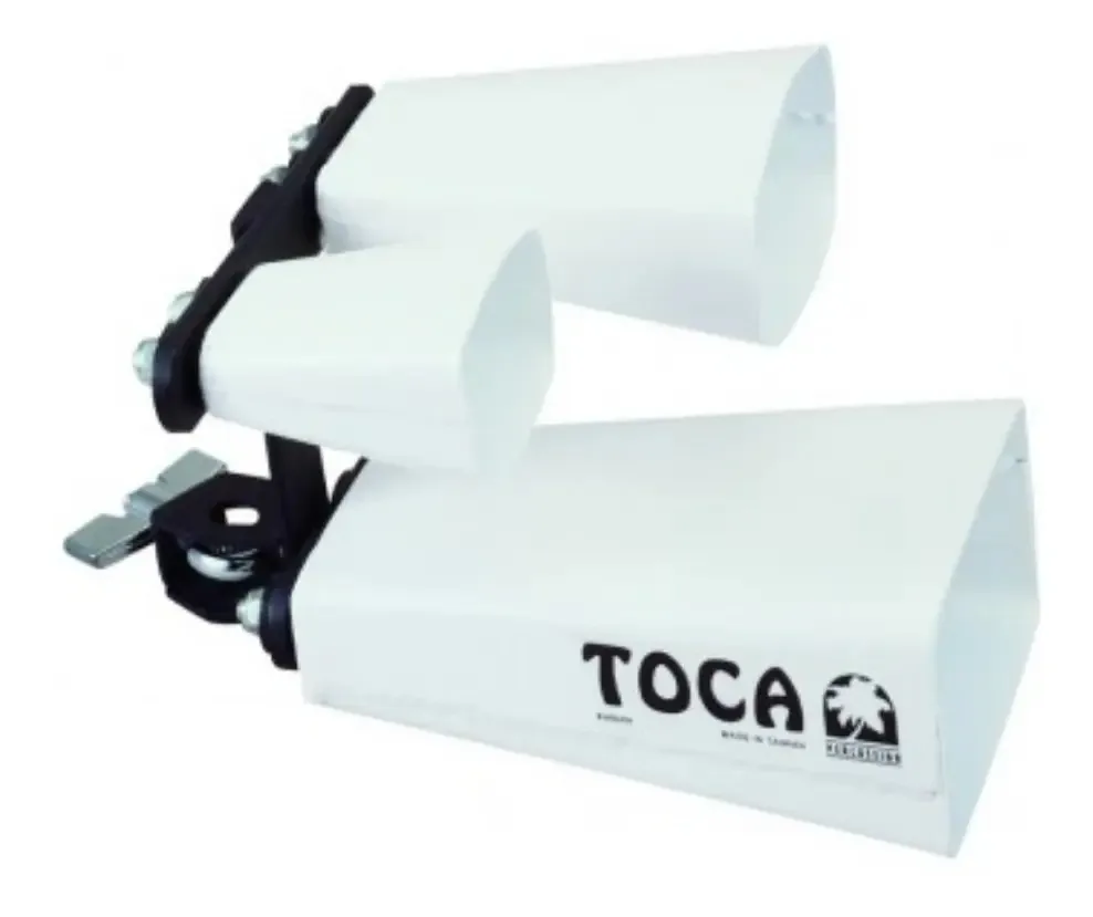 Cowbell Toca Triplo 3. 5. 4 Pol. Percussão Bateria C/ Clamp