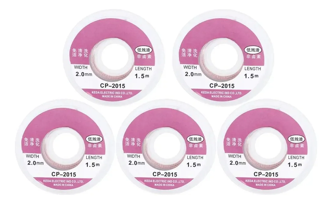 Removedor de solda Desoldering Wick 5 Wire