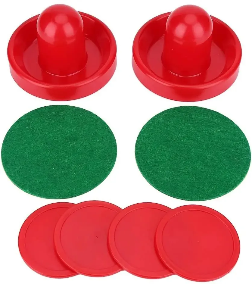 Empurradores de Hóquei, de Plástico, Leves, para Hóquei de Ar, Goleiros, Empurradores de Gelo, Cabos de Hóquei, Conjunto de Bolas, Conjunto de Gols de Reposição para Jogo de Mesa, Ø60mm, hóquei