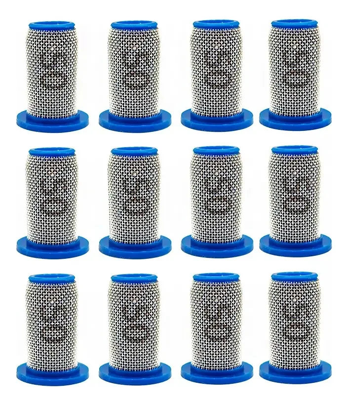 Kits de filtro de ponta de malha de aço inoxidável Teejet (8079) Cor azul 8079-pp-50