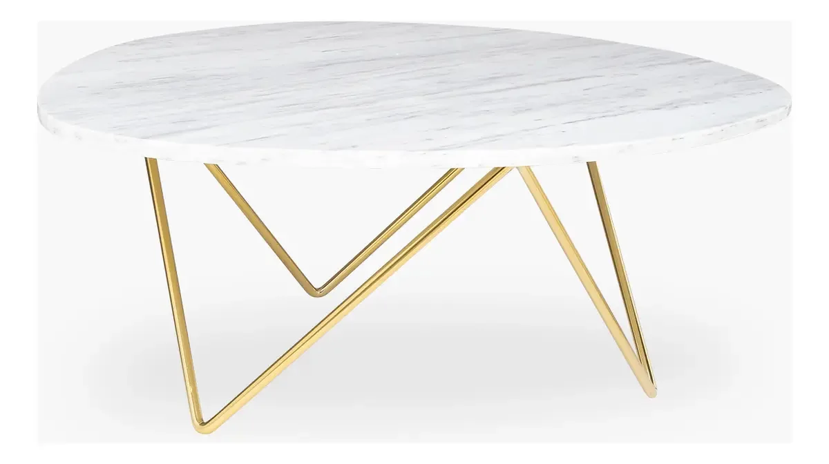 Mesa de Centro Louis Retro Mármore Form