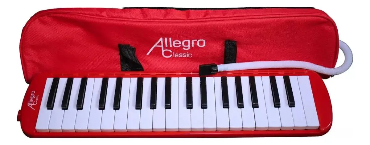 Melodica 32 Notes Allegro Vermelho Cor Vermelha