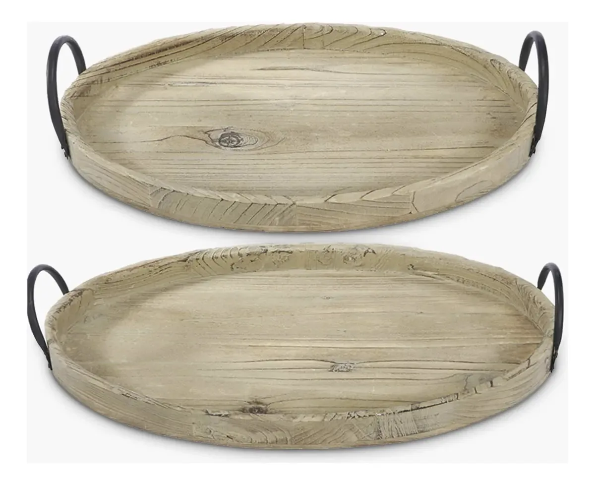 Conjunto de bandejas Jasper Natural Form