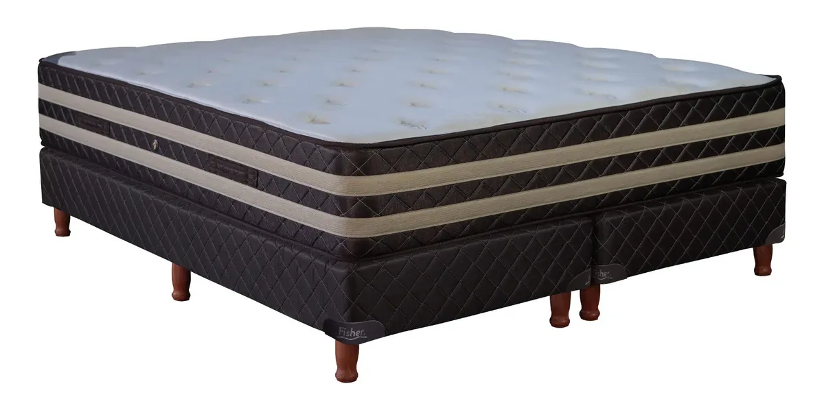 Cama e colchão Fisher Trilenium 160x200
