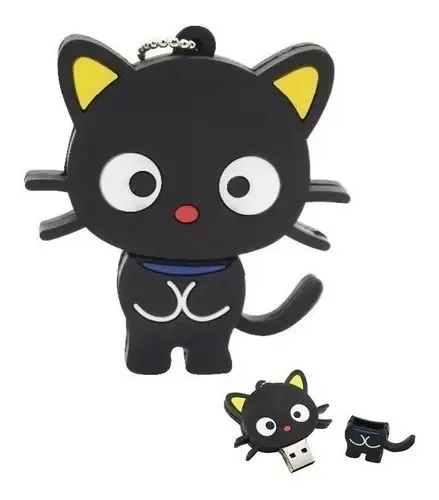 Pen drive Red Nose Black Kitten Pen Drive/Animais/Gato
