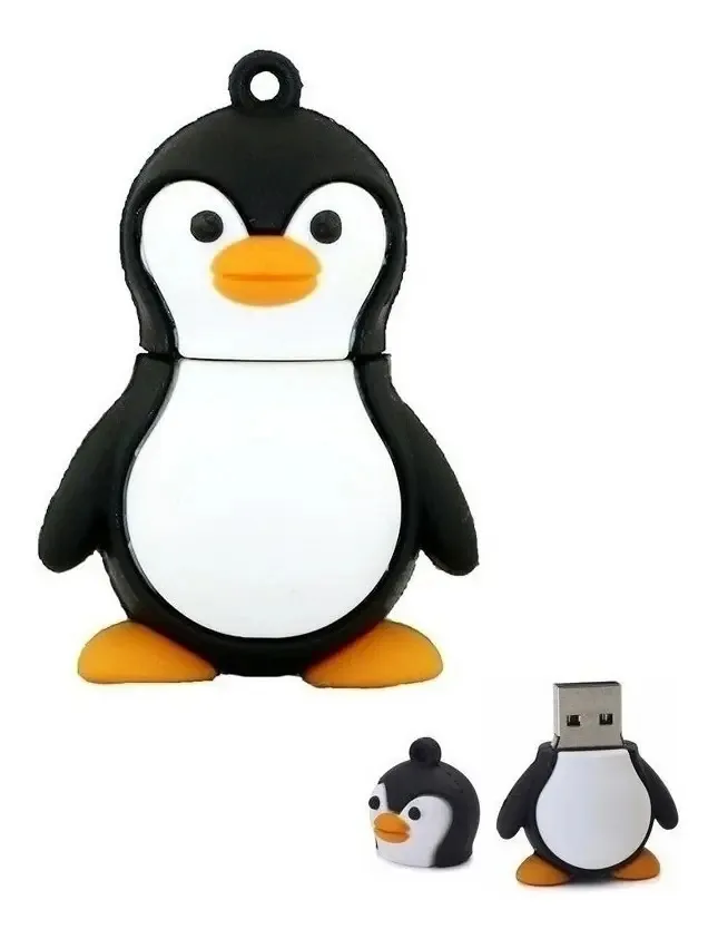 Pen Drive 32 Gb. En Forma De Pingüino