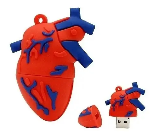Pen drive de 32Gb em forma de coração