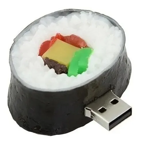 Pen drive de 32 GB na forma de comida de sushi