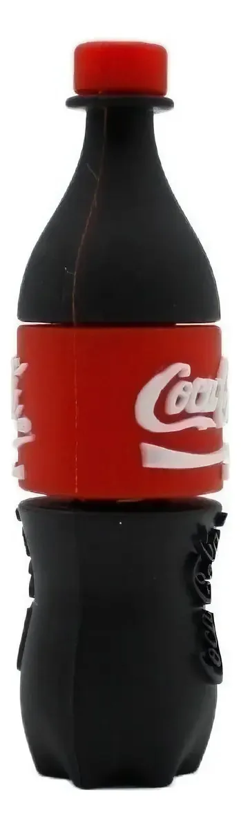 Pen Drive em forma de garrafa preta de cola/refrigerante