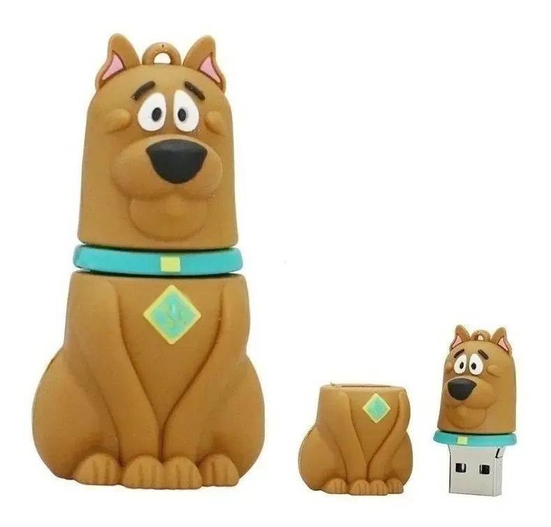 Pen Drive em forma de Scooby/Cachorro/Cachorro/Animais