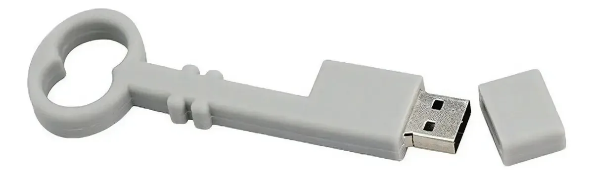 Pen Drive na forma de uma ferramenta de chave