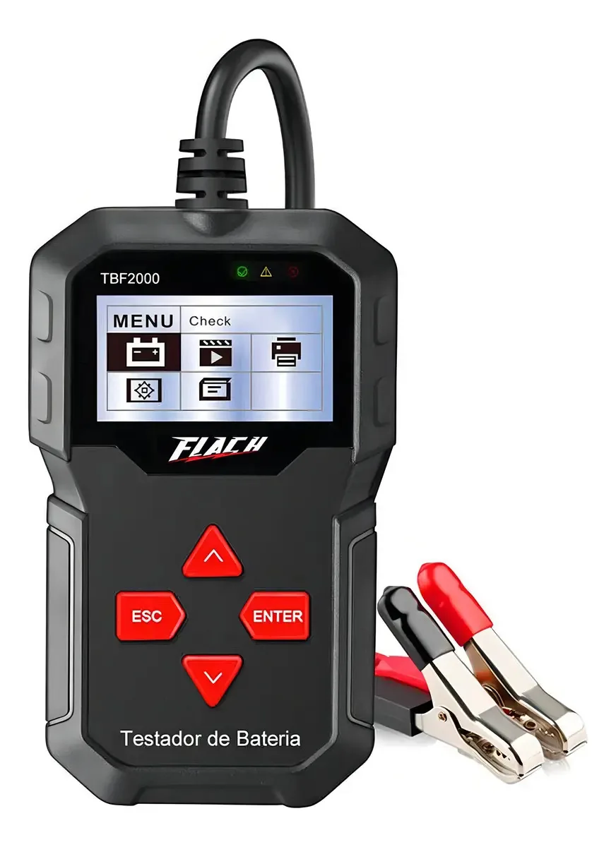 Analisador Teste Bateria Automotiva Flach 12V TBF2000