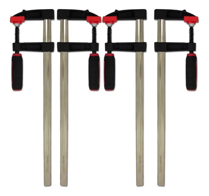 Kit 4 Grampos P/ Carpinteiro Tipo Sargento 300x50x355mm