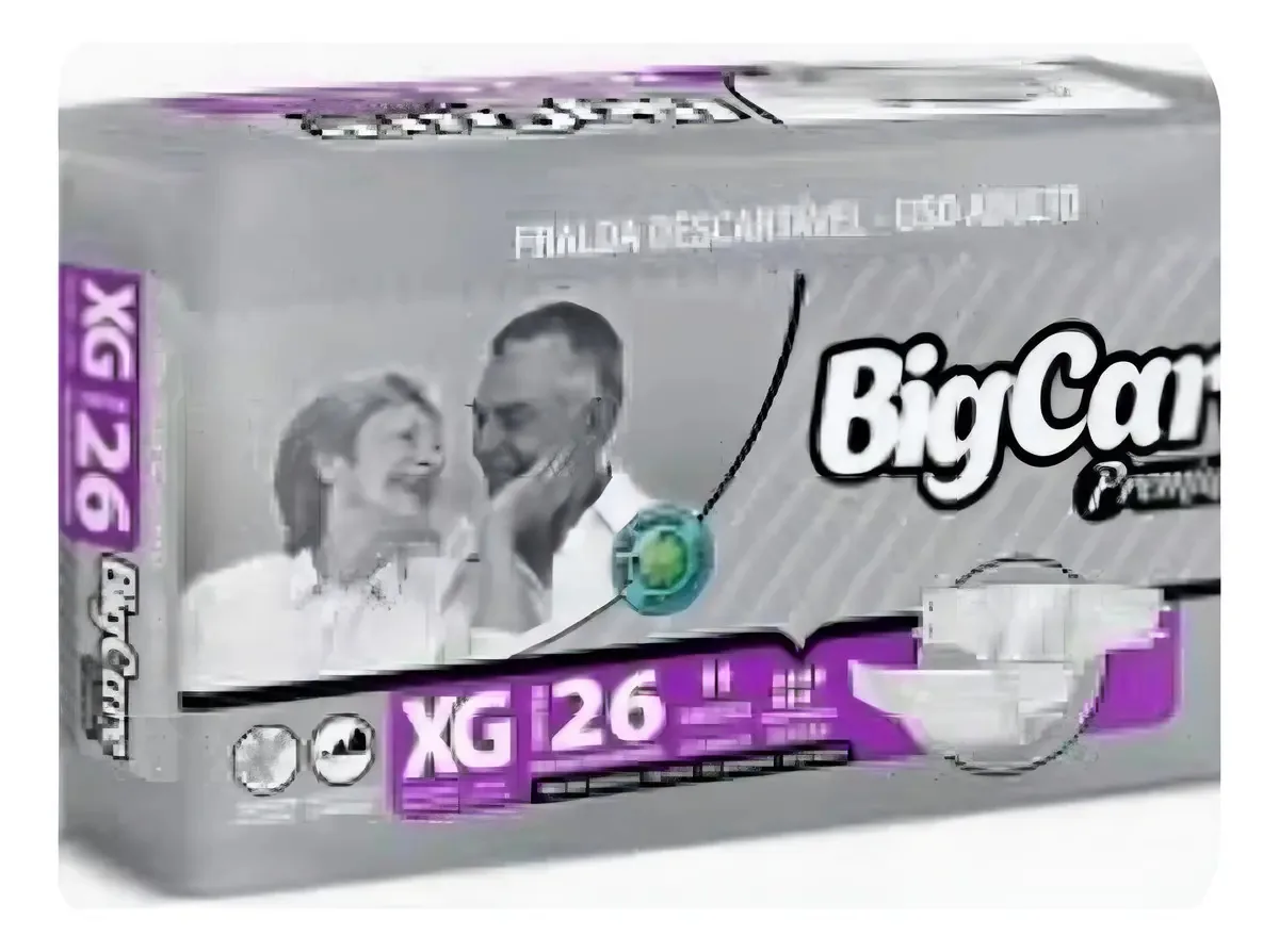 Fraldas para adultos descartáveis Confort Descartfral G 2x30un=60un XG - ACIMA 90KG - 2X26=52unidades x 60 u