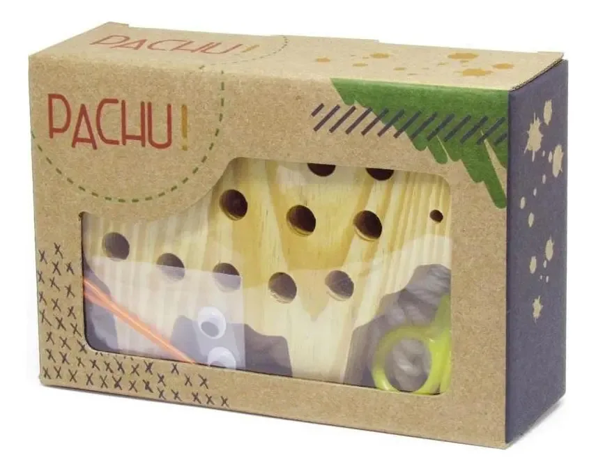 Brinquedo De Madeira Alinhavo Ovelha Lika, Da Pachu - P-02