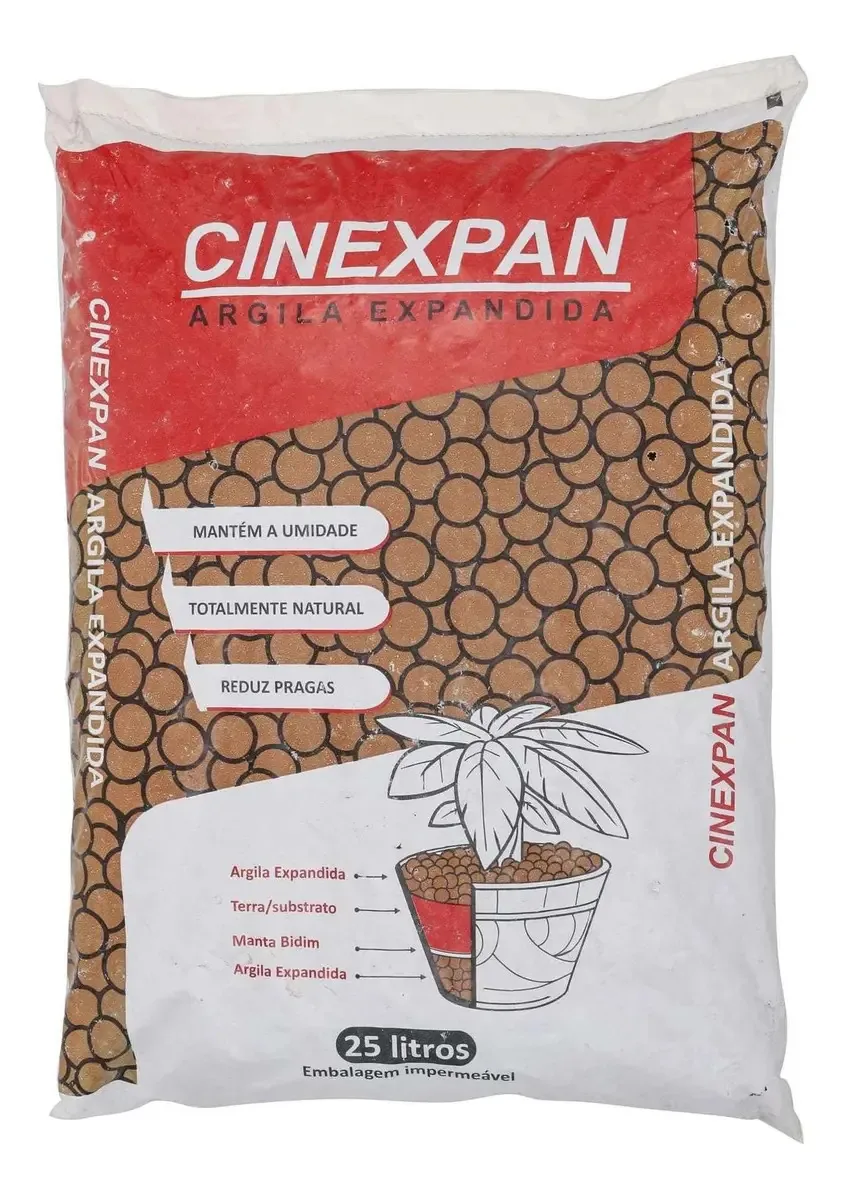Argila Expandida Cinexpan Sc 25l
