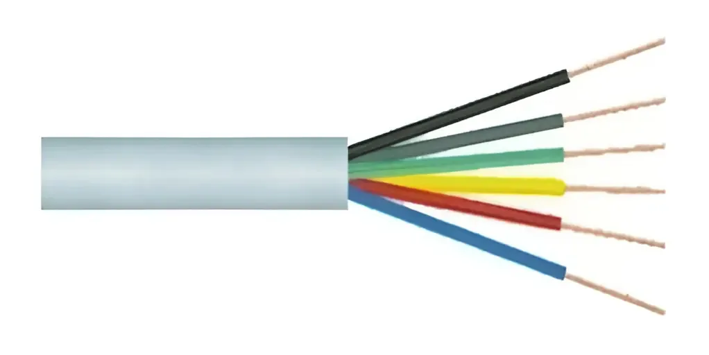 Cabo Alarme Frapa Multicores Com 6 Vias Para Central De Alarmes 100m
