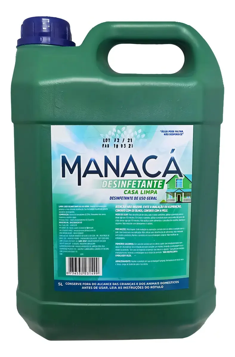 Limpador Manaca em garrafa