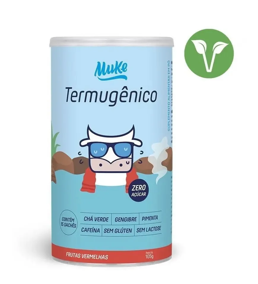 Suplemento Em Pó Mais Mu Termugênico Frutas Vermelhas (15 Sachês) - Mais Sabor Em Pote De 105l Un