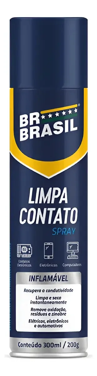 Limpa Contato 300ml 200g Br Brasil