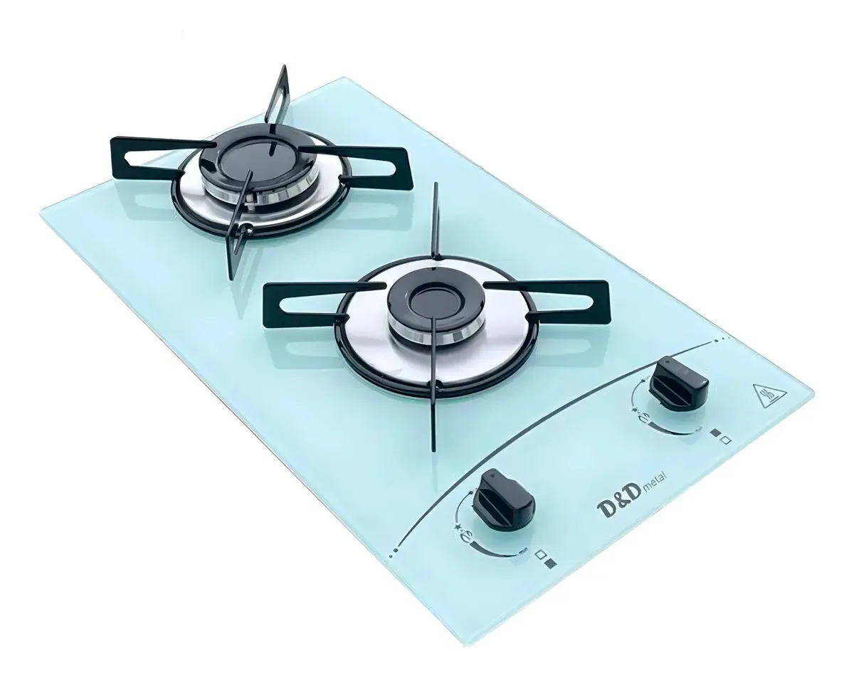Fogão Cooktop Gás D&d 2 Bocas Branco Acendimento Automático